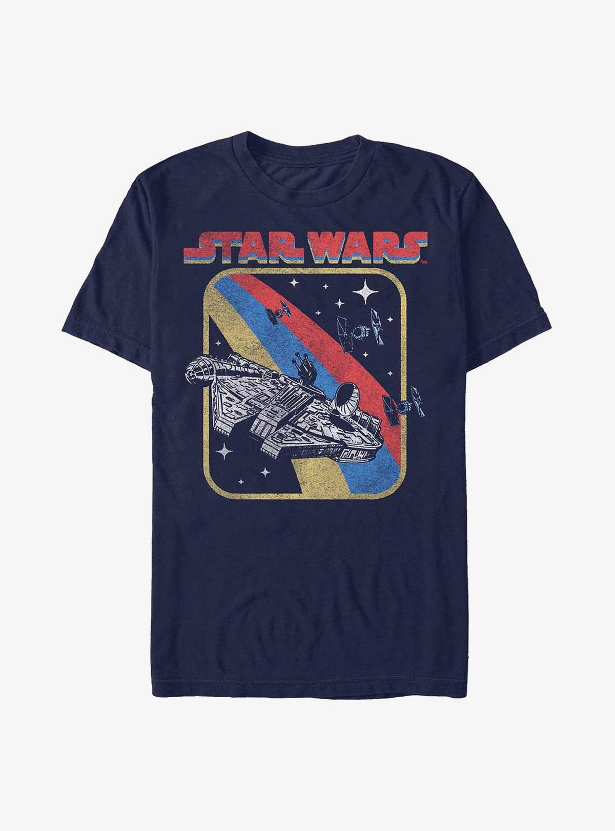 space adventure Retro Falcon T-Shirt