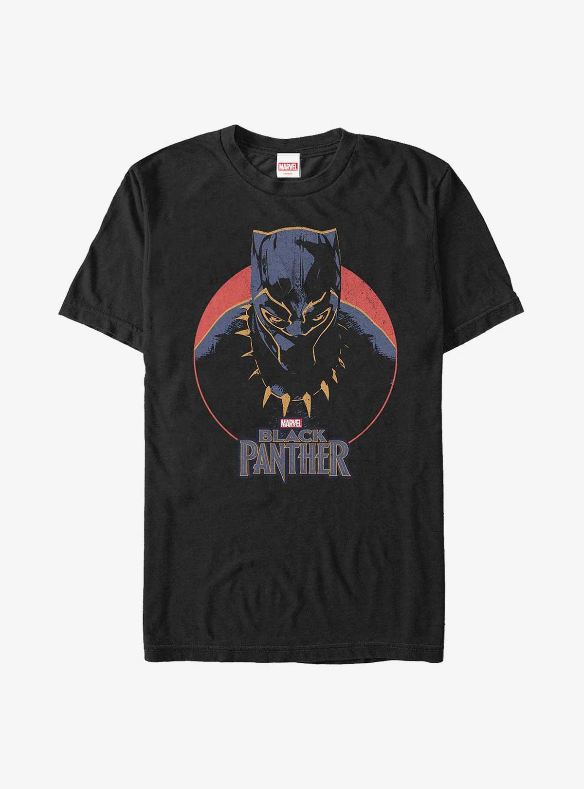 Black Panther Retro Portrait T-Shirt