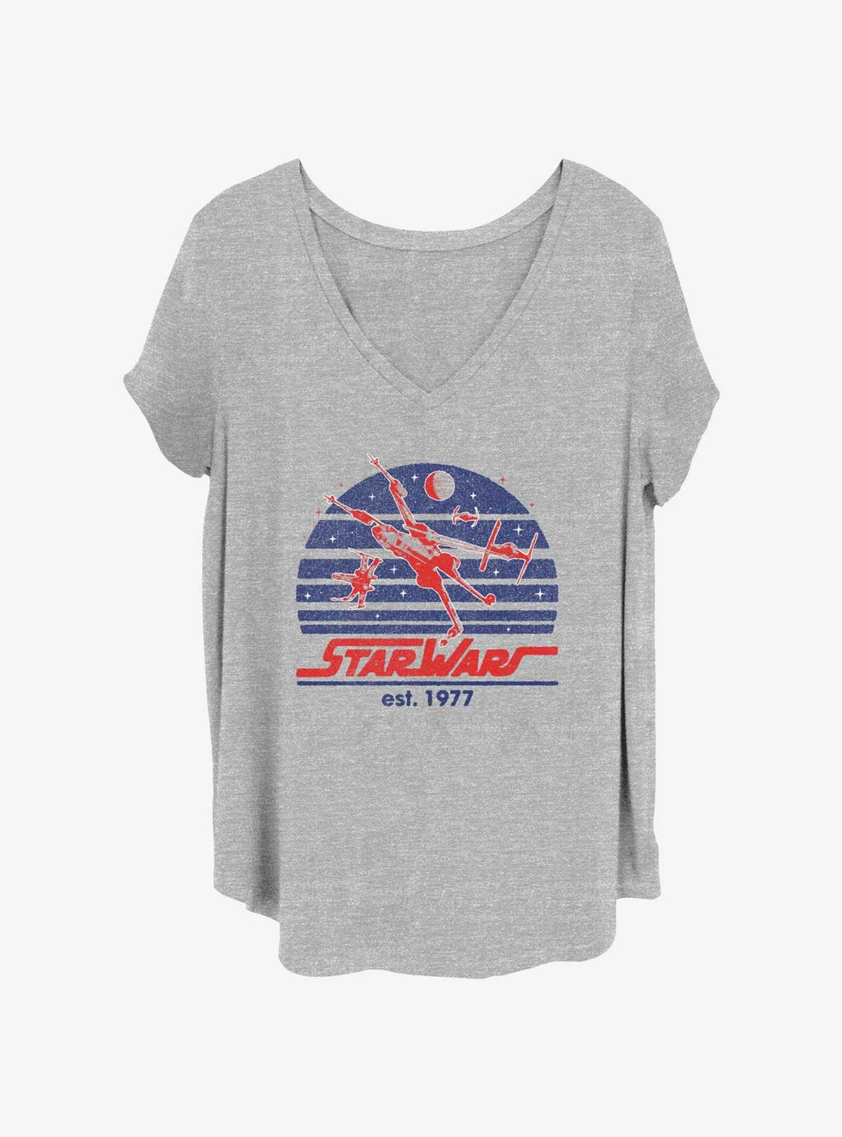 space adventure Retro X-Wing Logo Girls T-Shirt Plus Size