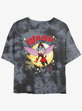 Ant-Man Retro Wasp Tie-Dye Girls Crop T-Shirt