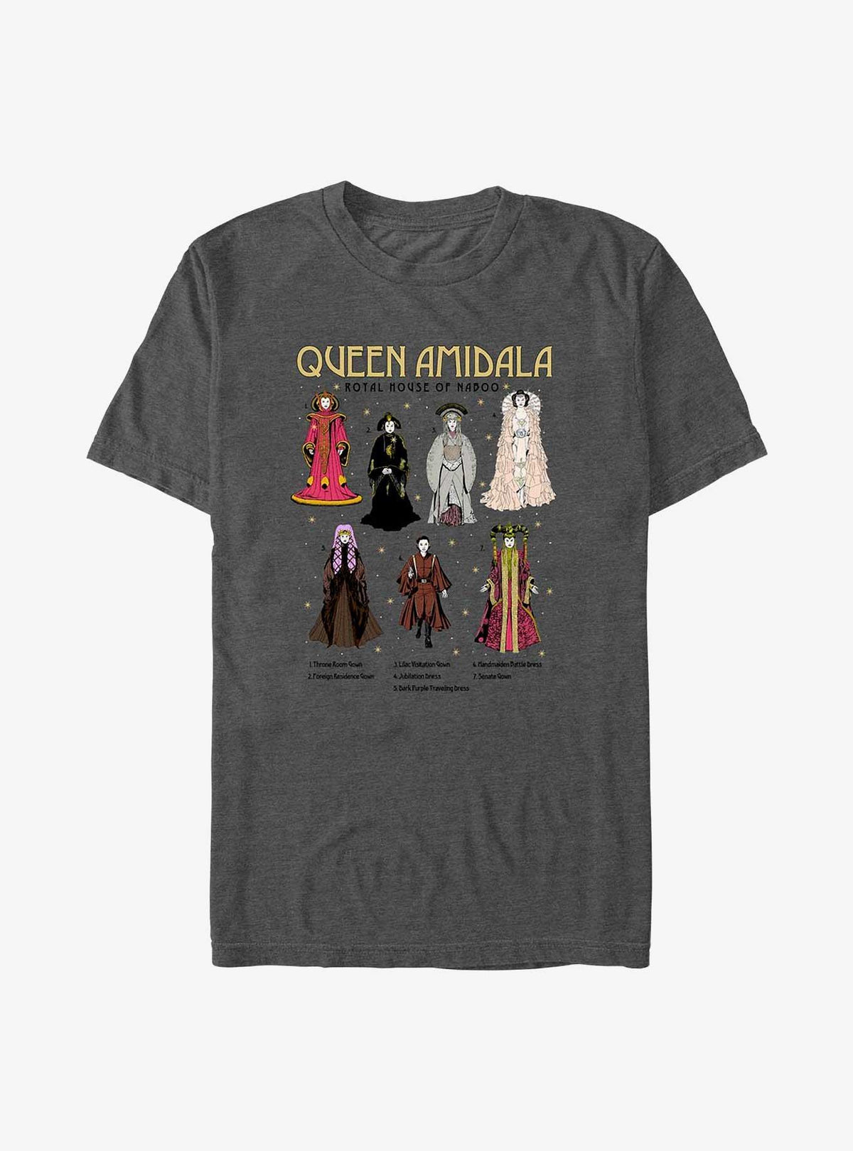 space adventure Queen Amidala Gowns Big Tall T-Shirt