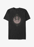 space adventure Celestial Rose Rebel Symbol Big Tall T-Shirt
