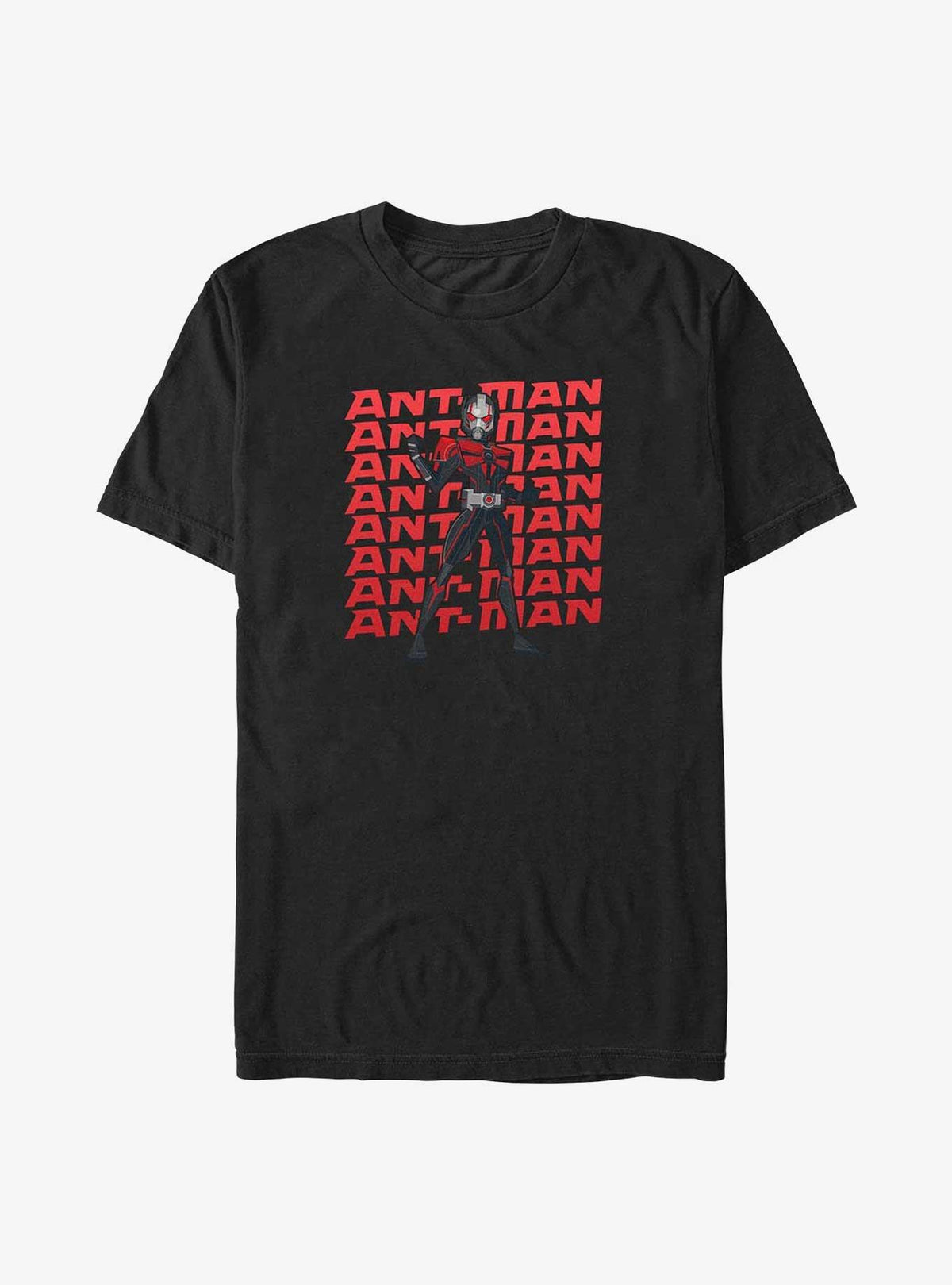 Ant-Man and the Wasp Quantumania Ant-Man Text Wall Big Tall T-Shirt