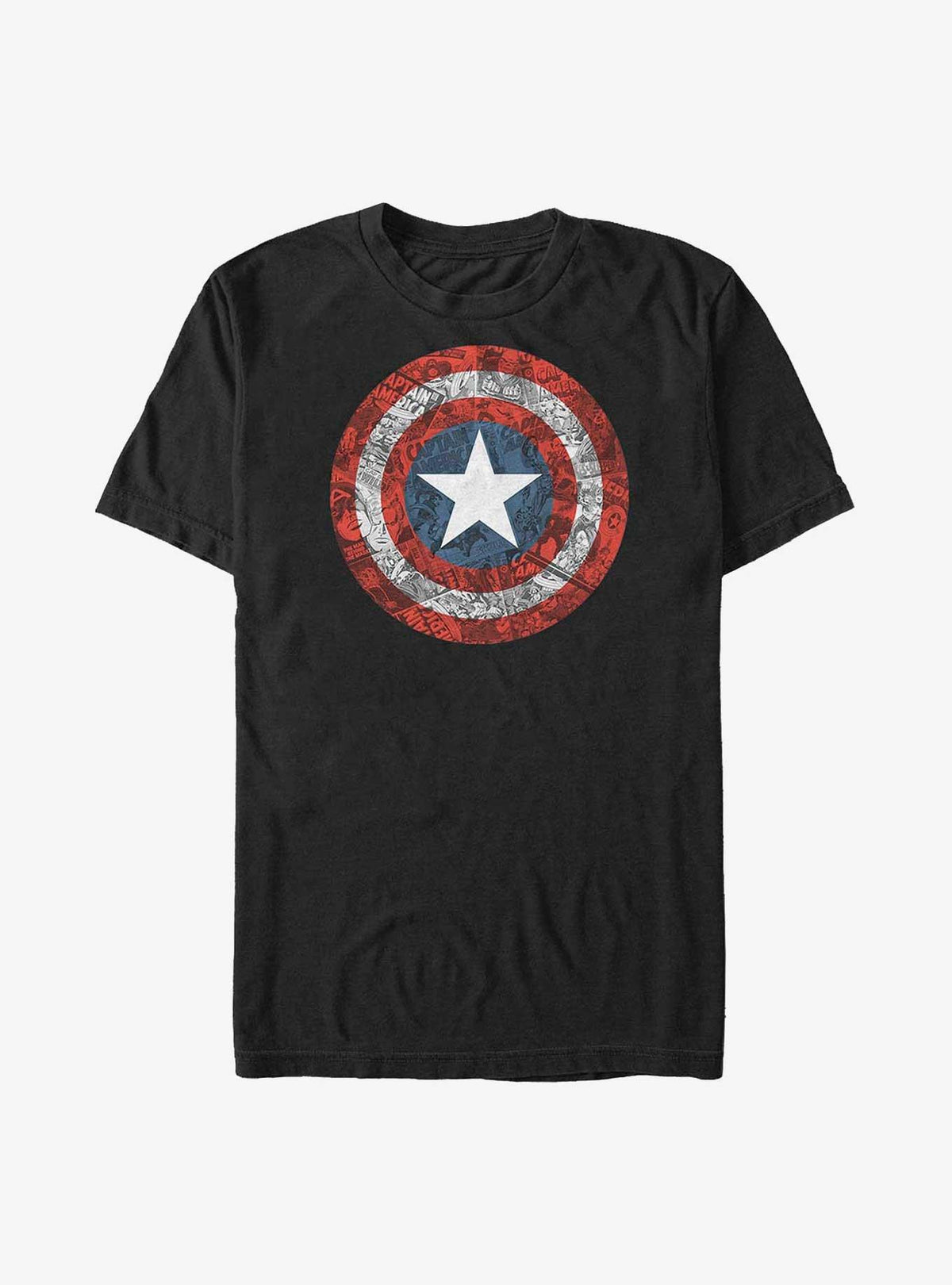 Captain America Comic Book Shield Big Tall T-Shirt