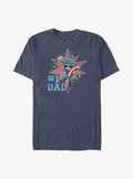 Captain America Number One Dad Big Tall T-Shirt