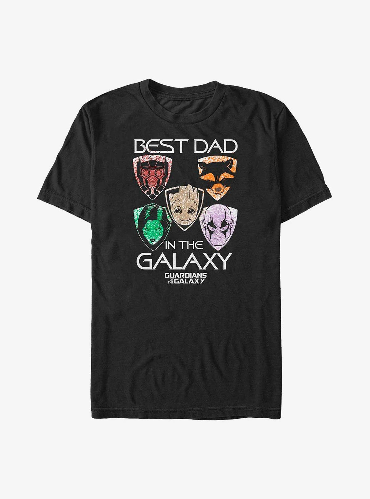 Guardians of the Galaxy Best Galaxy Dad Big Tall T-Shirt