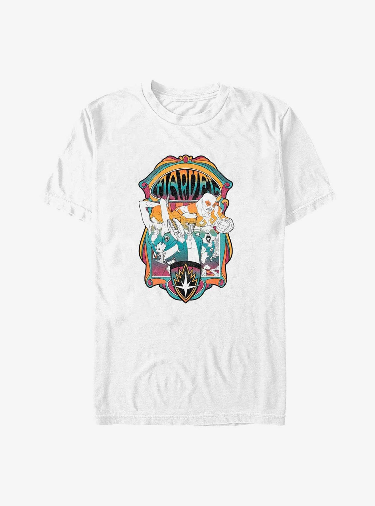 Guardians of the Galaxy Retro Galaxy Big Tall T-Shirt