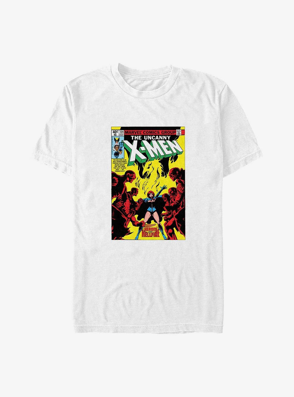 X-Men Heroes and Hellfire Poster Big Tall T-Shirt