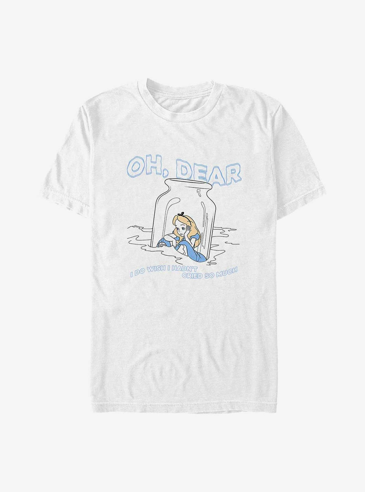 Alice in Wonderland Dear Tears Big Tall T-Shirt