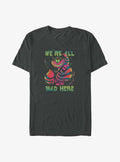 Alice in Wonderland Psychedelic Cheshire We're All Mad Here Big Tall T-Shirt