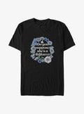 Alice in Wonderland Wildflowers Big Tall T-Shirt