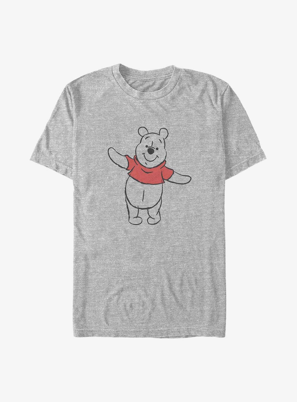 Winnie The Pooh Sketch Winnie Big Tall T-Shirt