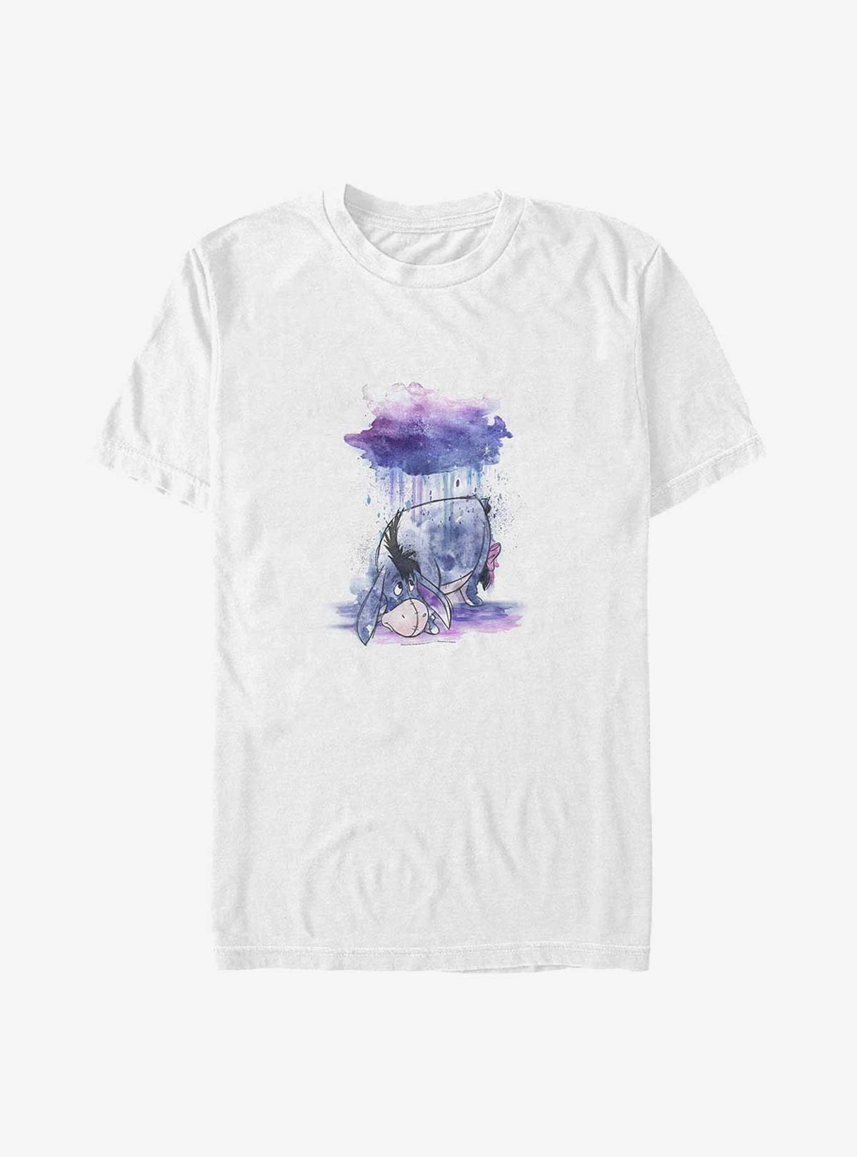 Winnie The Pooh Watercolor Eeyore Big Tall T-Shirt