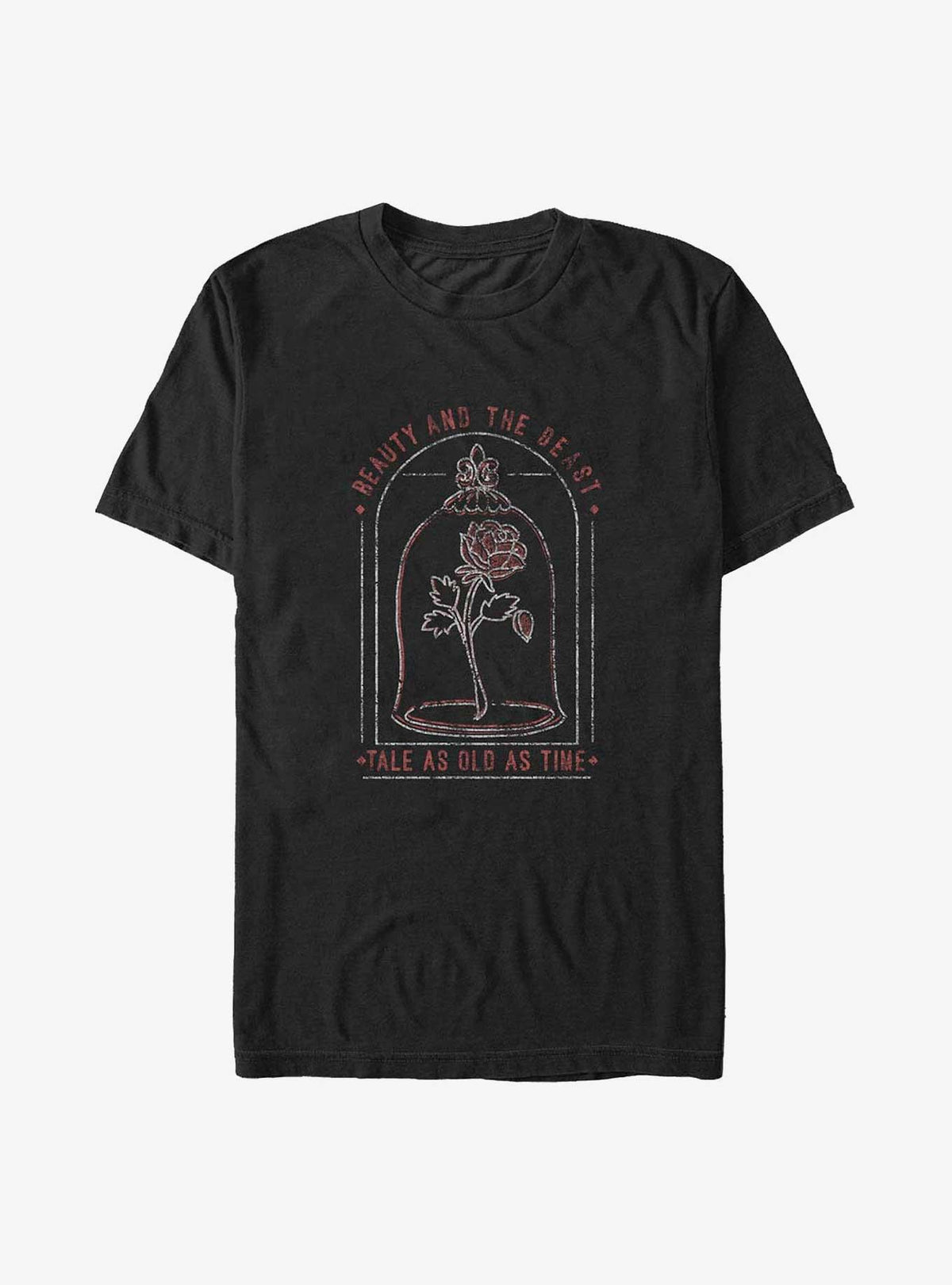 Beauty and the Beast Tale As Old As Time Rose Big Tall T-Shirt