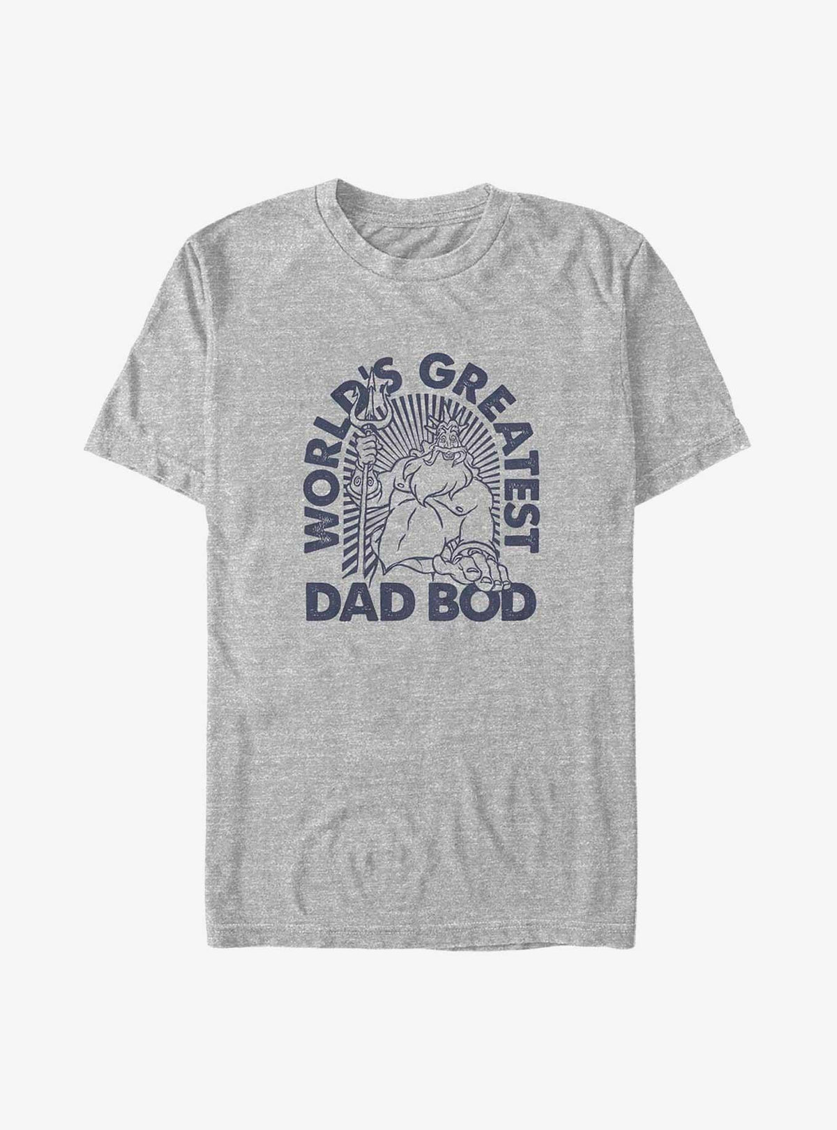 The Little Mermaid Triton World's Greatest Dad Bod Big Tall T-Shirt
