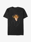 The Lion King Big Face Scar Big Tall T-Shirt