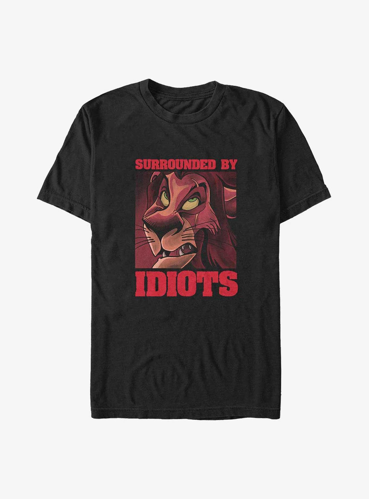 The Lion King Scar Thoughts Big Tall T-Shirt
