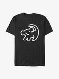 The Lion King Simba Cave Drawing Big Tall T-Shirt