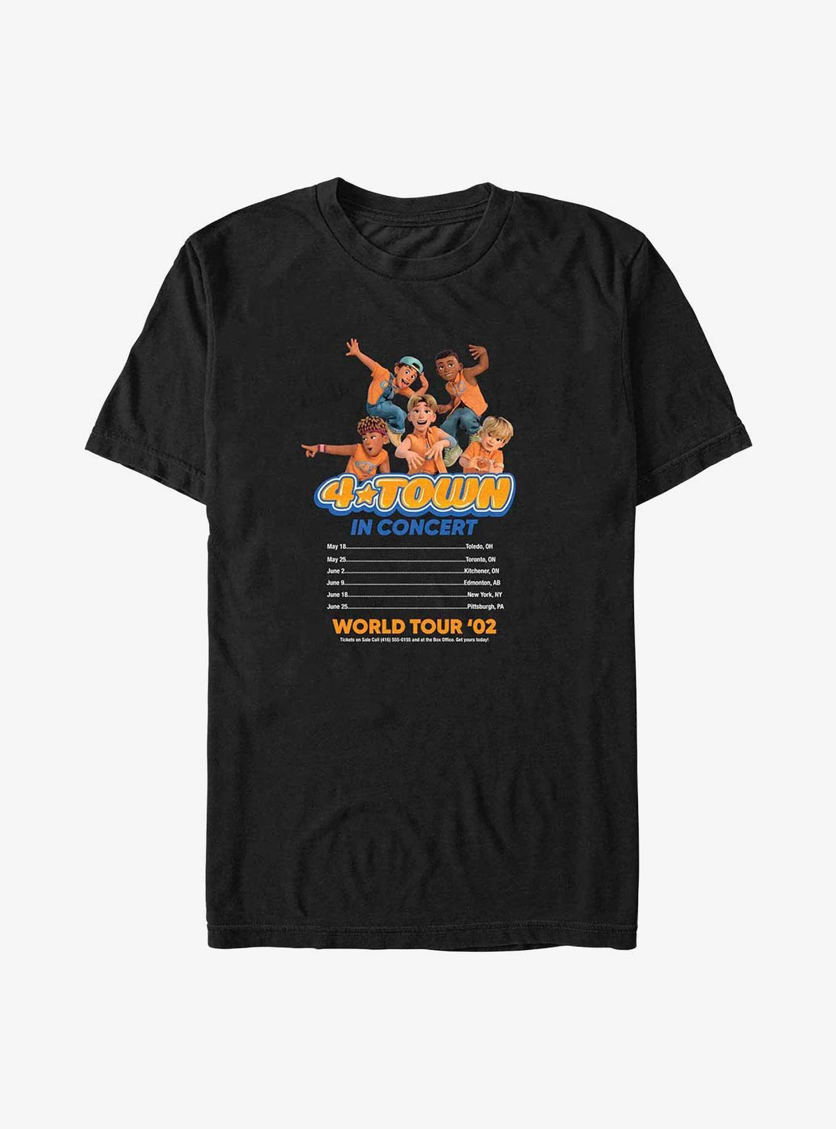 Turning Red 4Town Concert Listing Big Tall T-Shirt