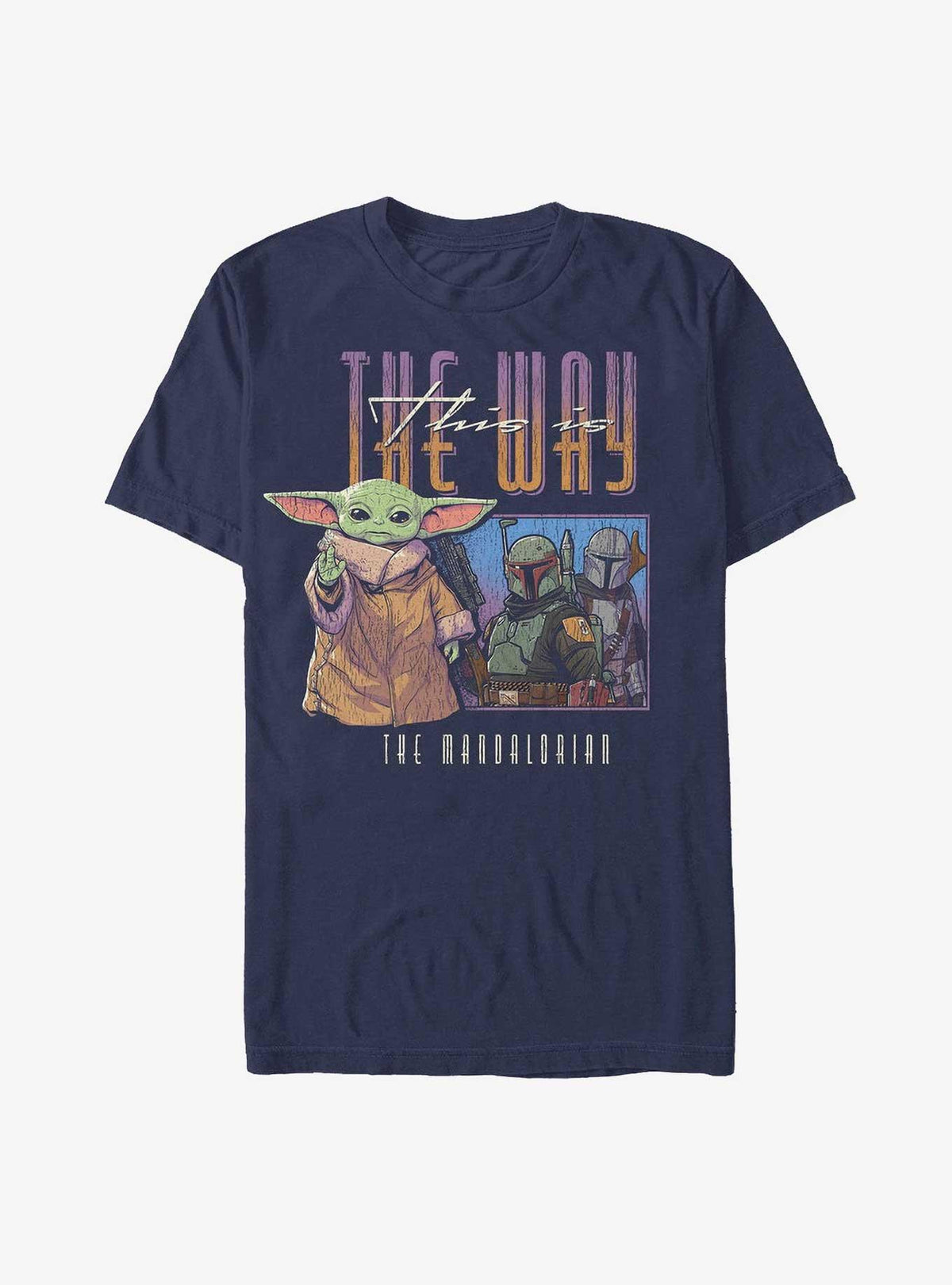 space adventure The Mandalorian The Way Retro T-Shirt