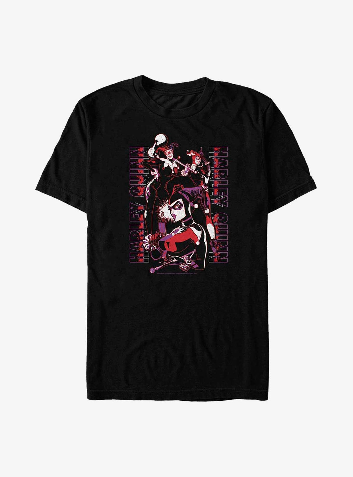 dark vigilante Harley Quinn Triple Threat Big Tall T-Shirt
