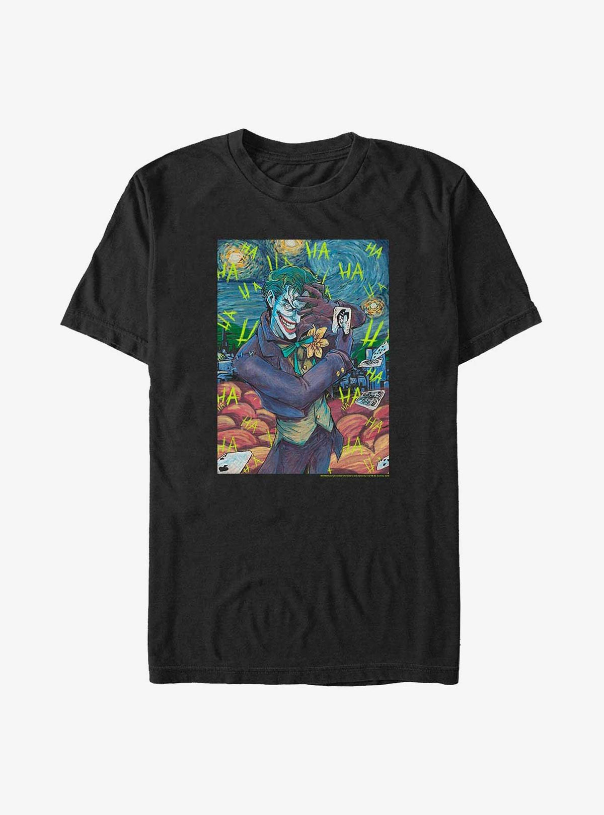dark vigilante Starry Night Joker Big Tall T-Shirt