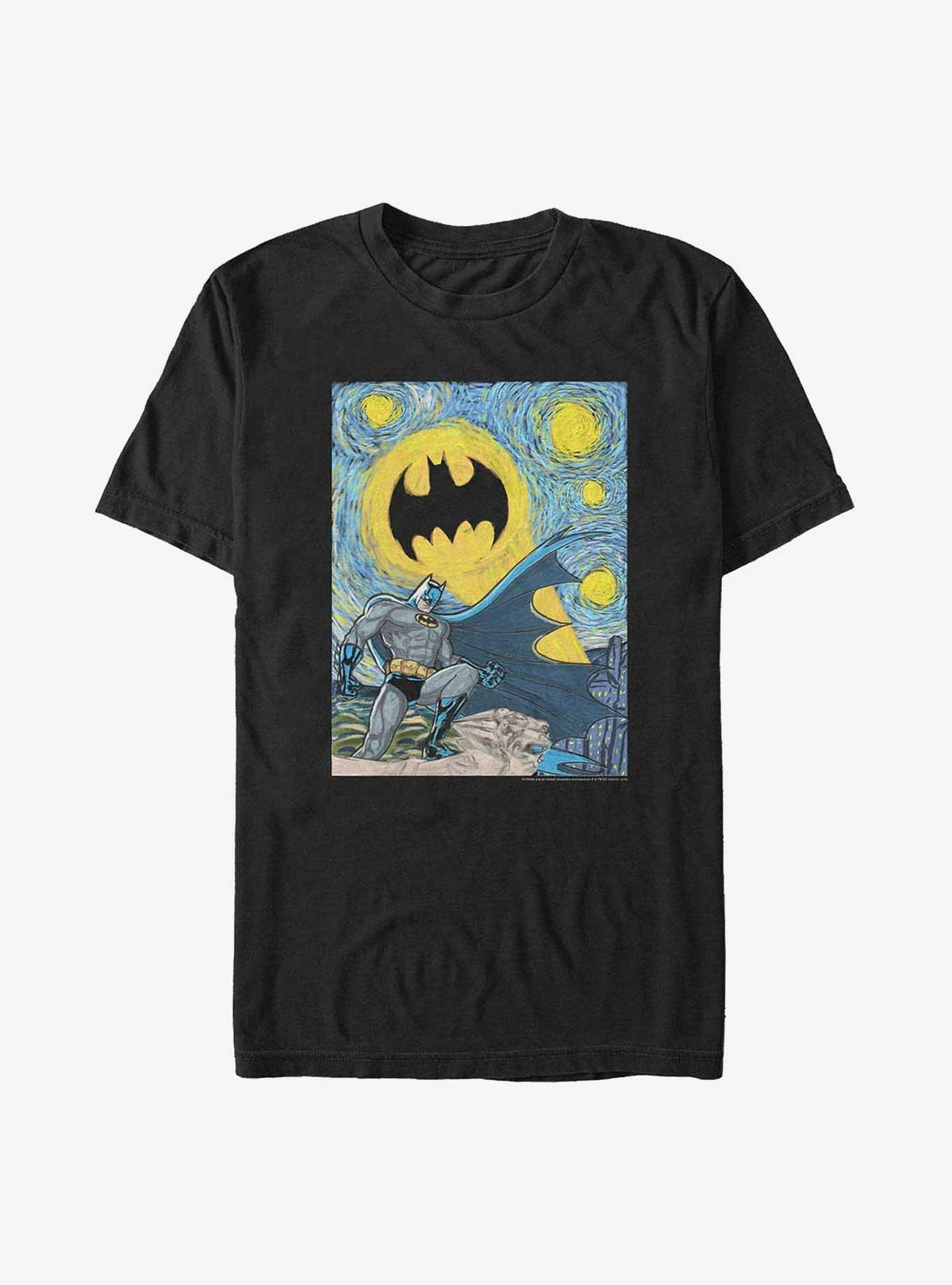 dark vigilante Starry Night Gotham Big Tall T-Shirt