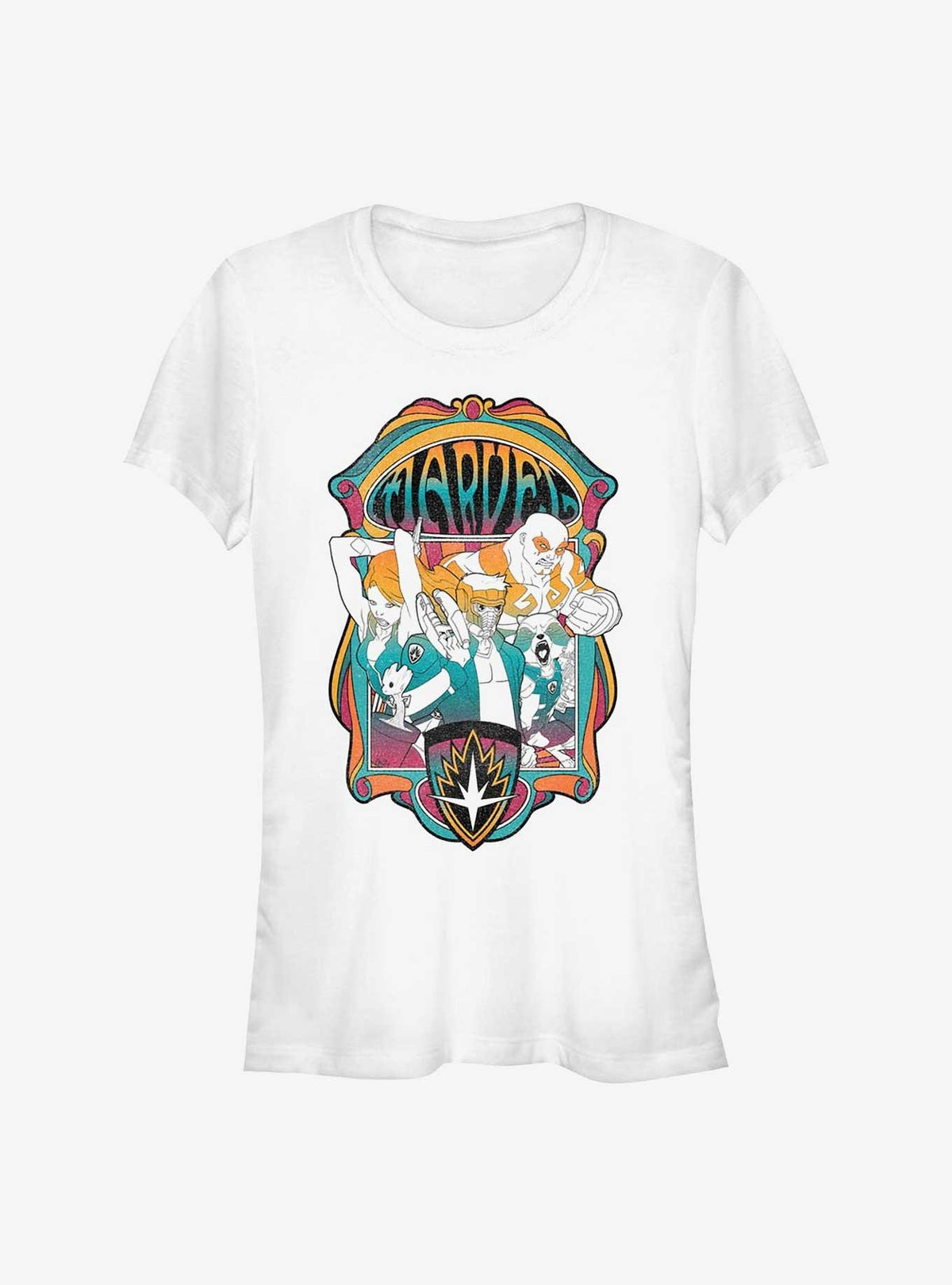 Guardians of the Galaxy Retro Galaxy Girls T-Shirt