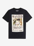 pirate anime Luffy Wanted Poster T-Shirt