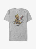 Guardians of the Galaxy Groot Tape Big Tall T-Shirt