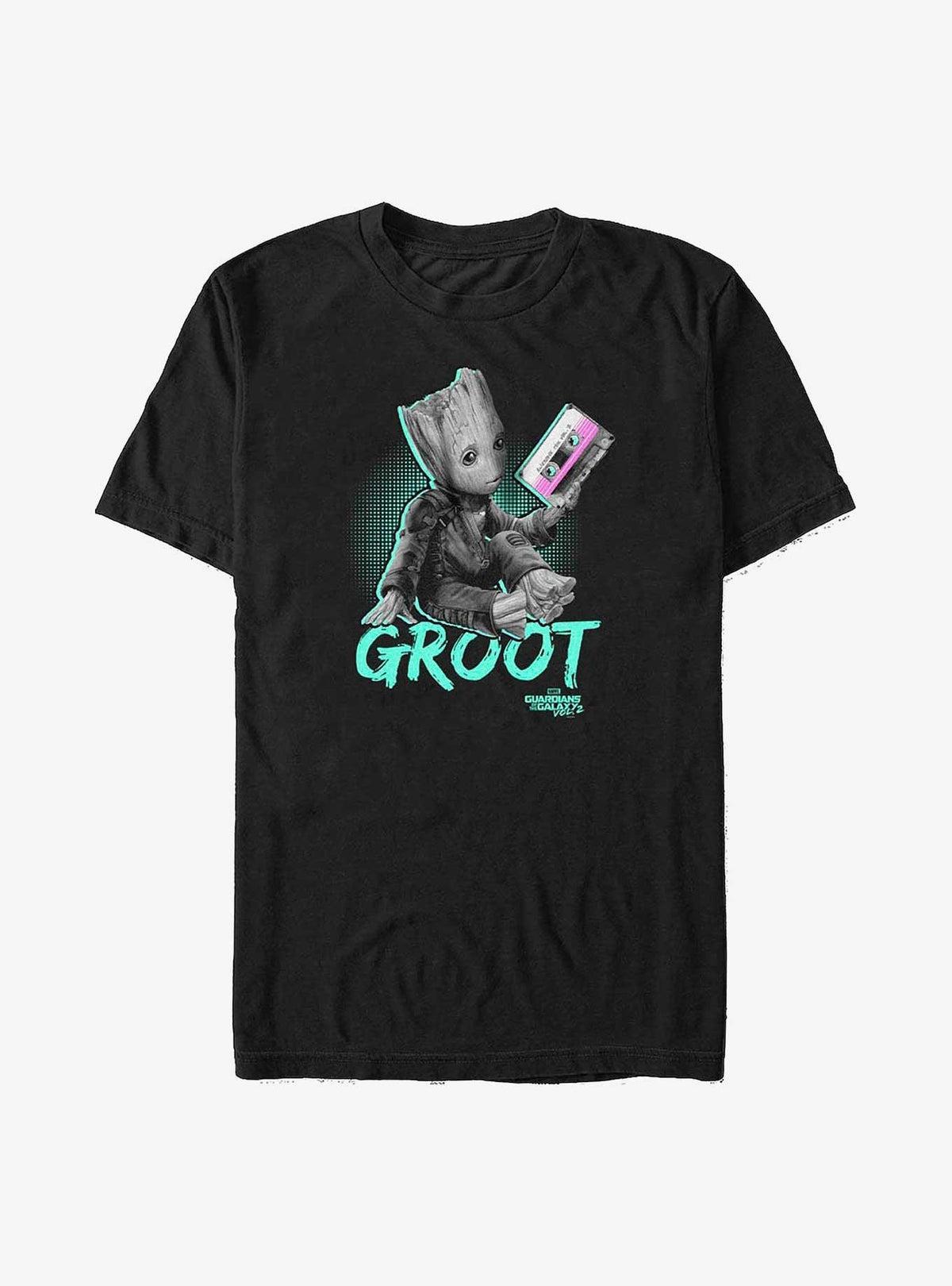 Guardians of the Galaxy Neon Baby Groot Big Tall T-Shirt
