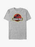Jurassic Park Dinosaur Logo Badge Big Tall T-Shirt
