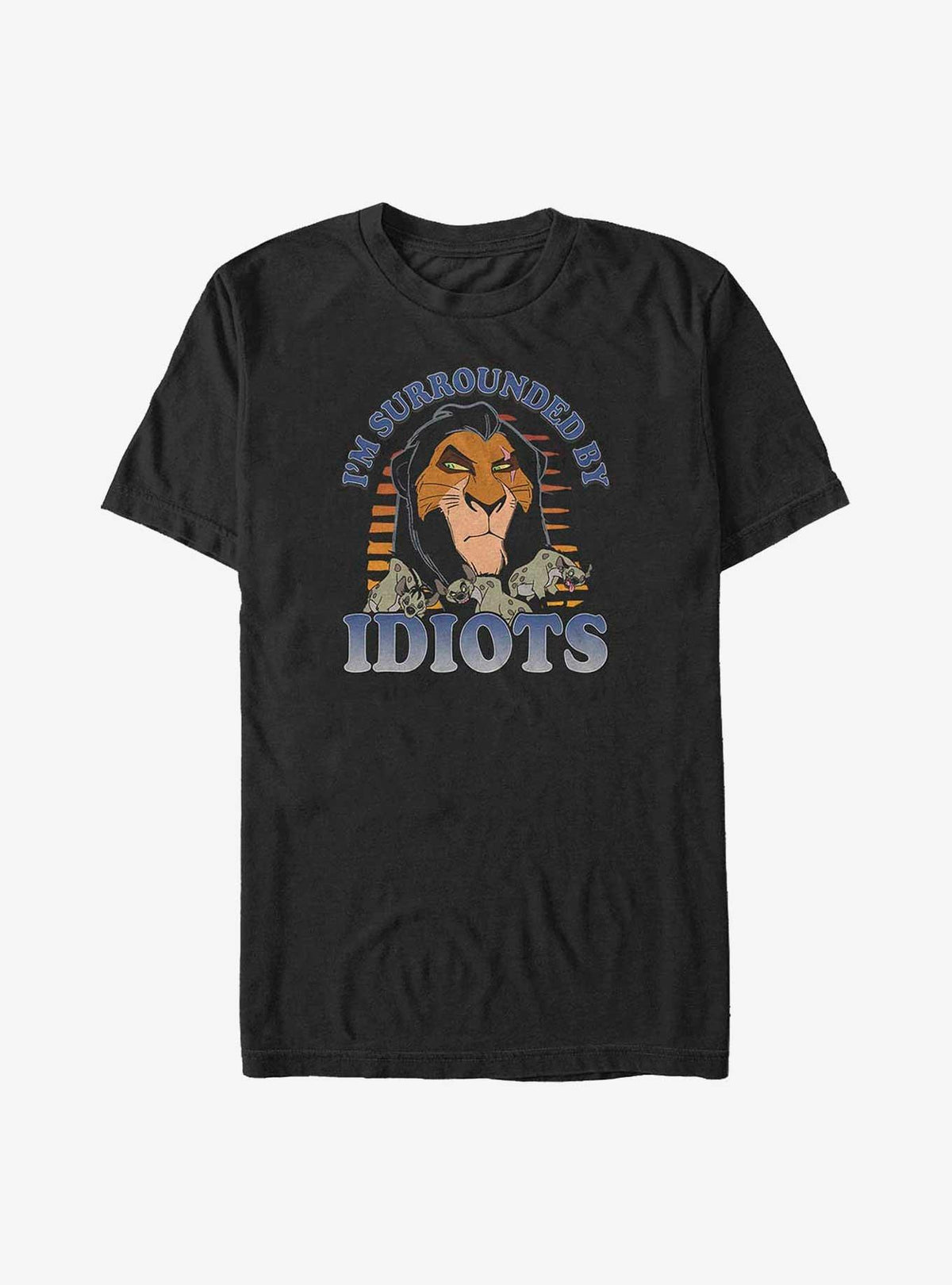 The Lion King Scar Surrounded By Idiots Big Tall T-Shirt