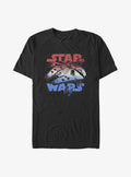space adventure Star Spangled Falcon Big Tall T-Shirt