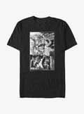 dark fantasy anime Eren Yeager Manga Collage T-Shirt
