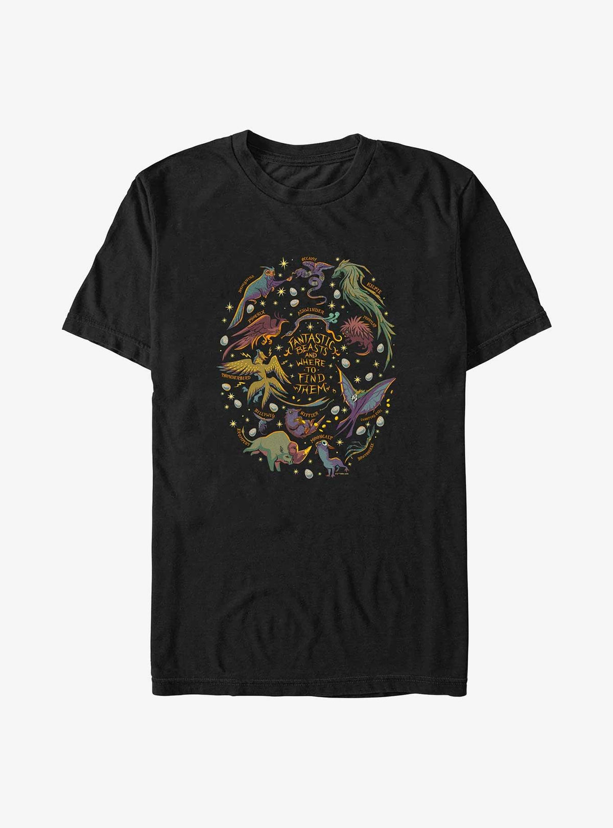 Fantastic Beasts and Where to Find Them Mystical Beasts Big Tall T-Shirt