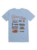 Types of Feces Poop Chart Funny Stool Graphic T-Shirt