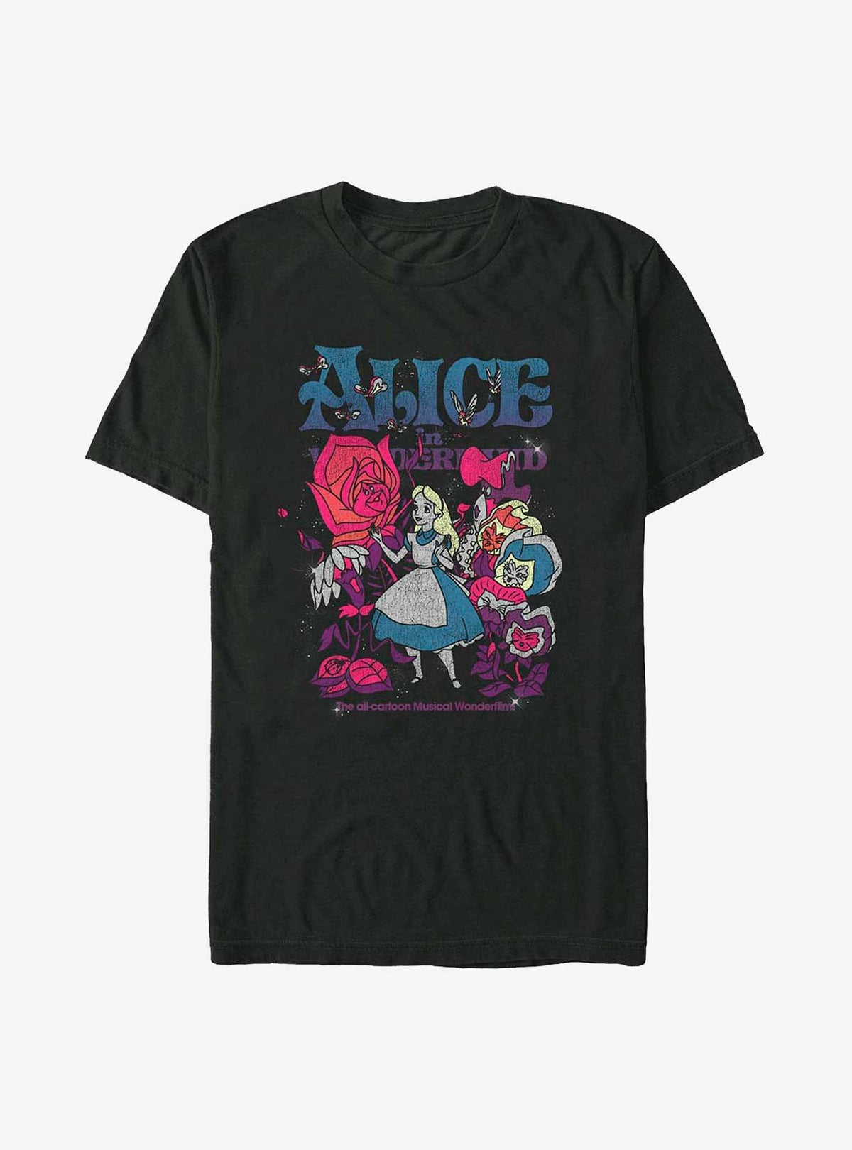 Alice In Wonderland Technicolor World Big Tall T-Shirt