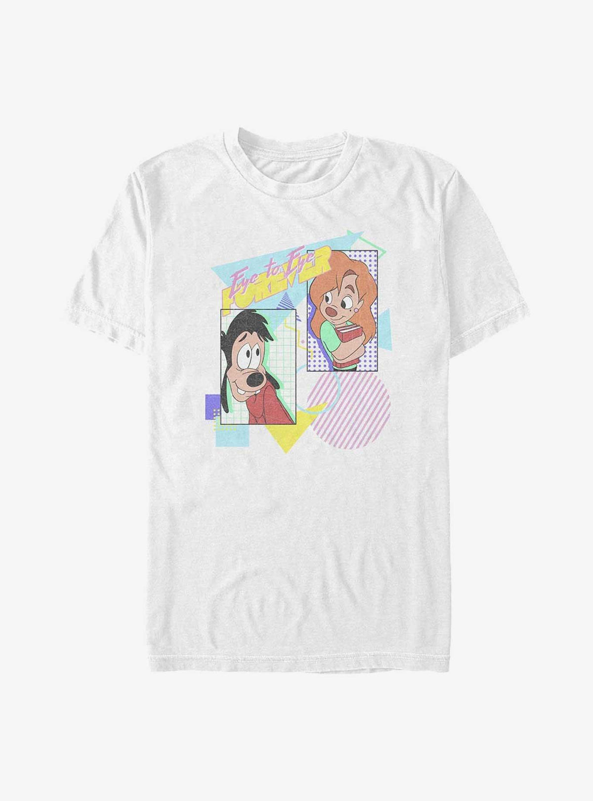 Goofy Max and Roxanne Eye To Eye 80's Big Tall T-Shirt
