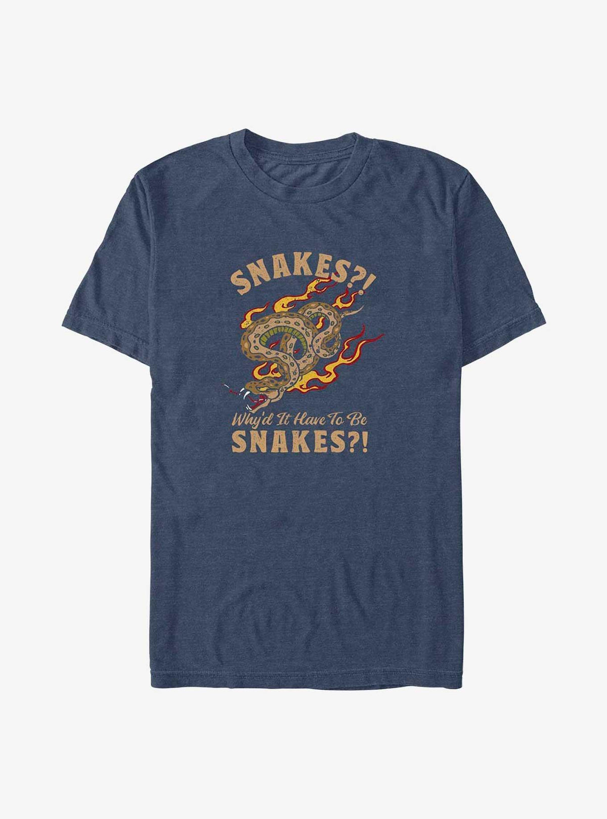 Indiana Jones Why'd It Have To Be Snakes Big Tall T-Shirt