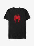 web hero Across The Spider-Verse Miles Morales Spray Paint Logo Big Tall T-Shirt
