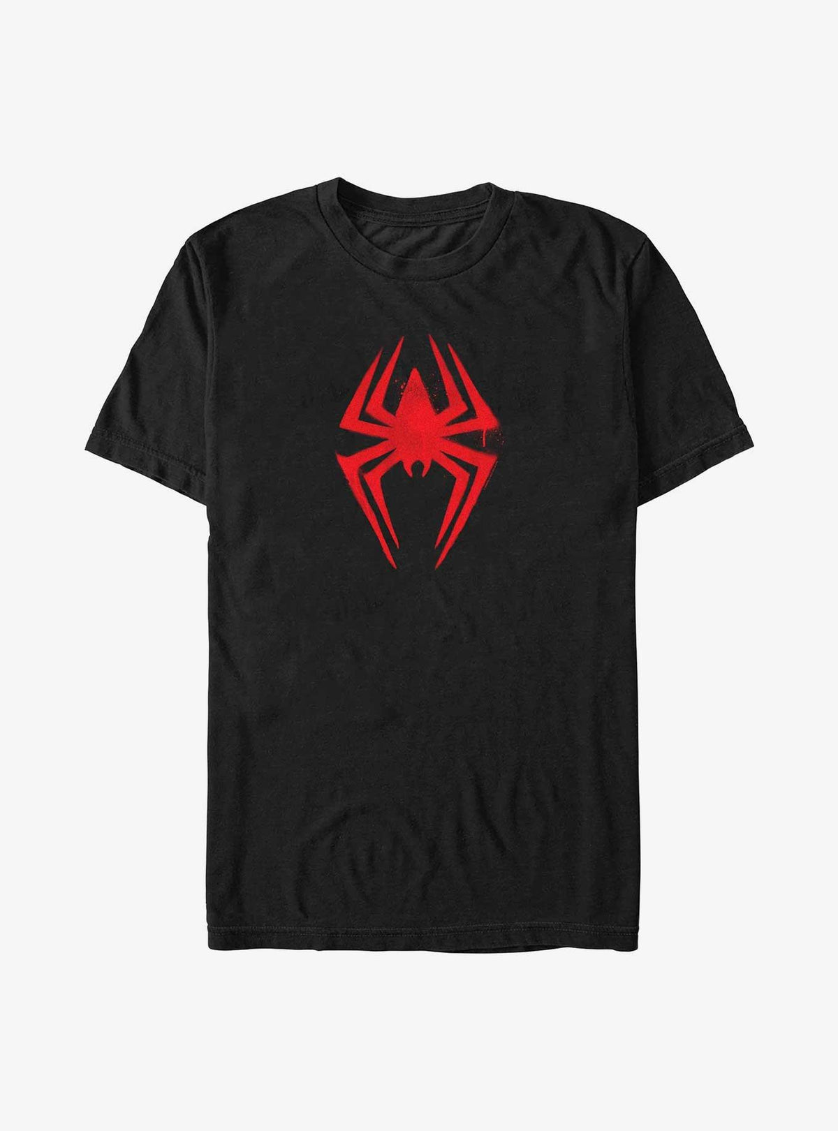 web hero Across The Spider-Verse Miles Morales Spray Paint Logo Big Tall T-Shirt