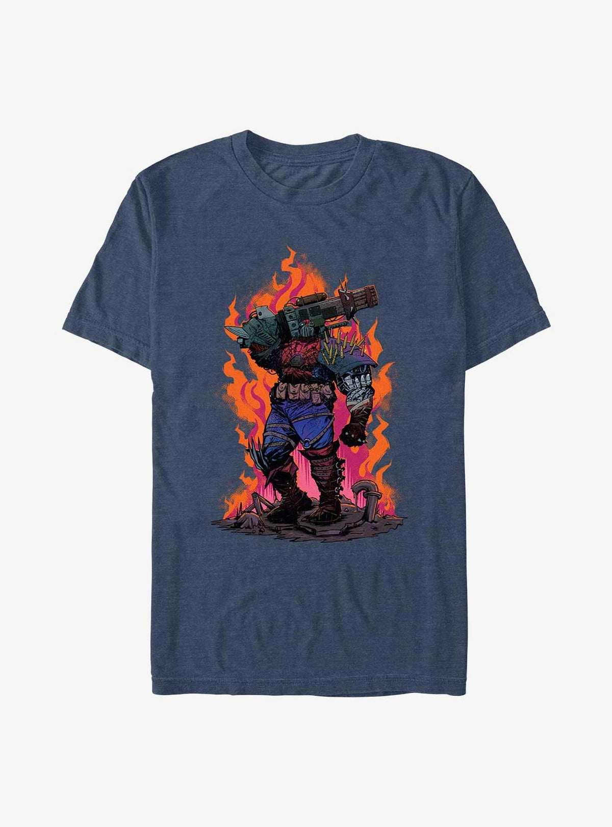 web hero Across The Spider-Verse Cyborg Stance Big Tall T-Shirt