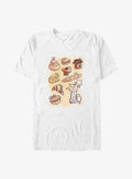 Ratatouille Watercolor Pastries Big Tall T-Shirt