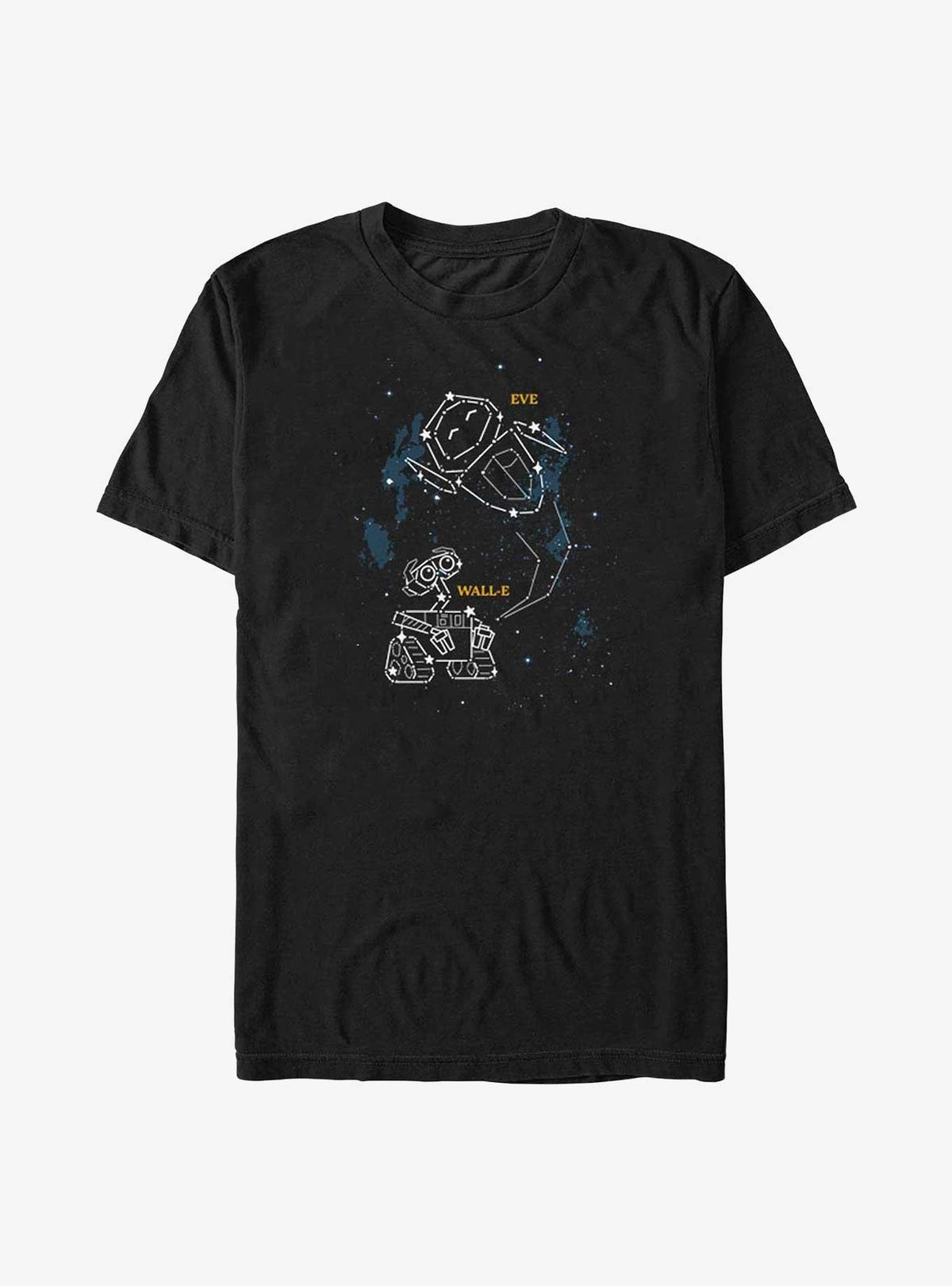 Wall-E Eve and Wall-E Constellations Big Tall T-Shirt