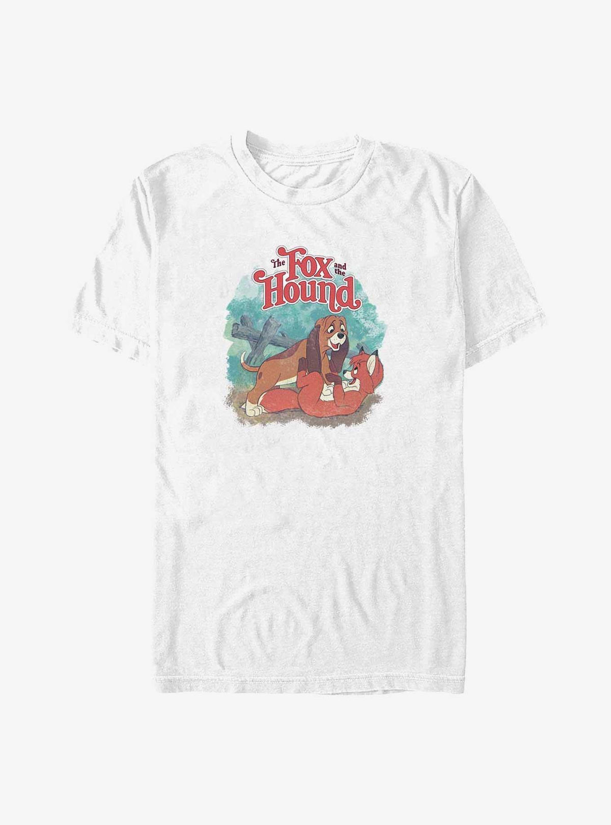 The Fox and the Hound Classic Friends Big Tall T-Shirt