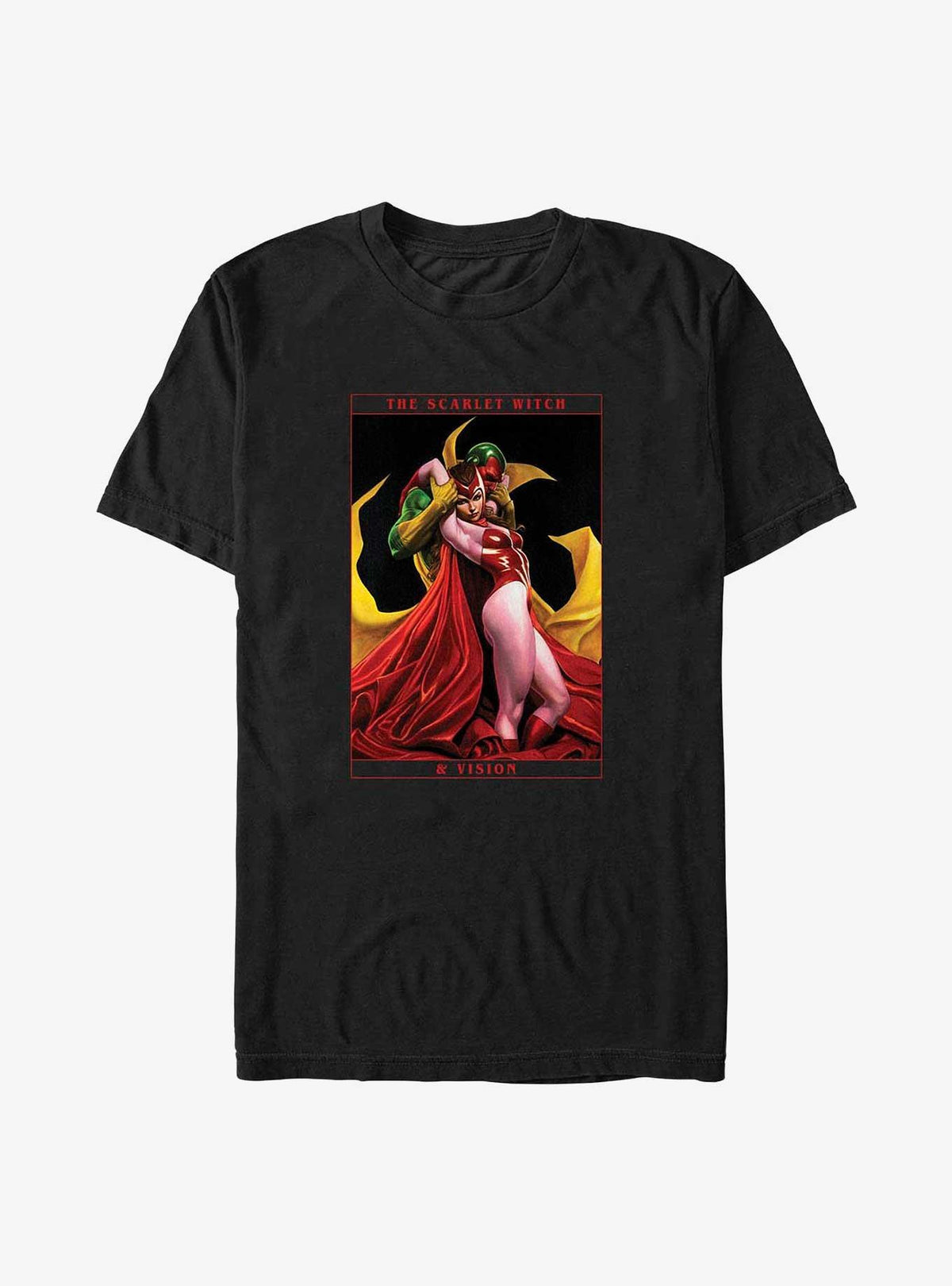 Scarlet Witch Vision and The Scarlet Witch Card Big Tall T-Shirt