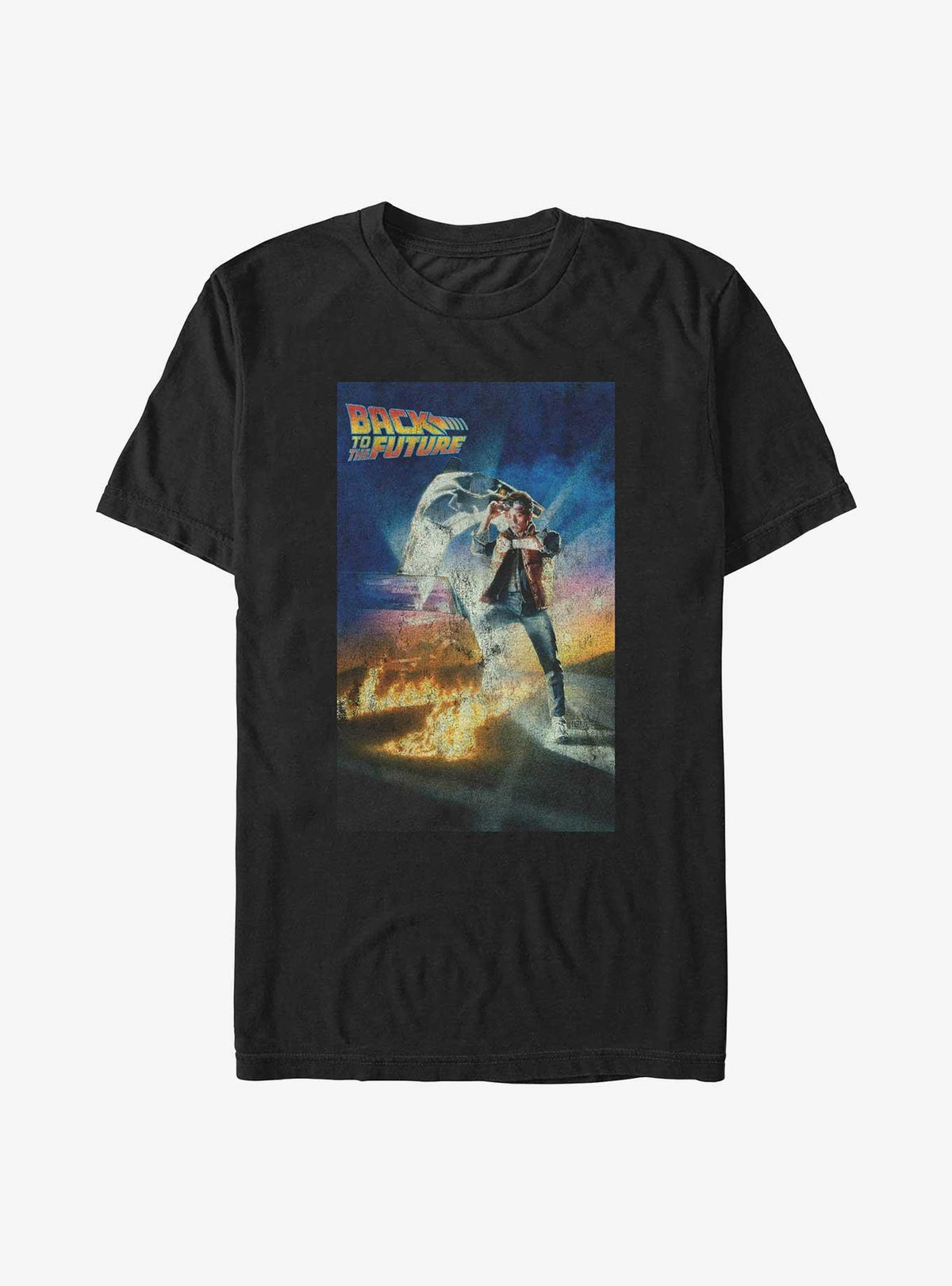 Back To The Future Classic Poster Big Tall T-Shirt