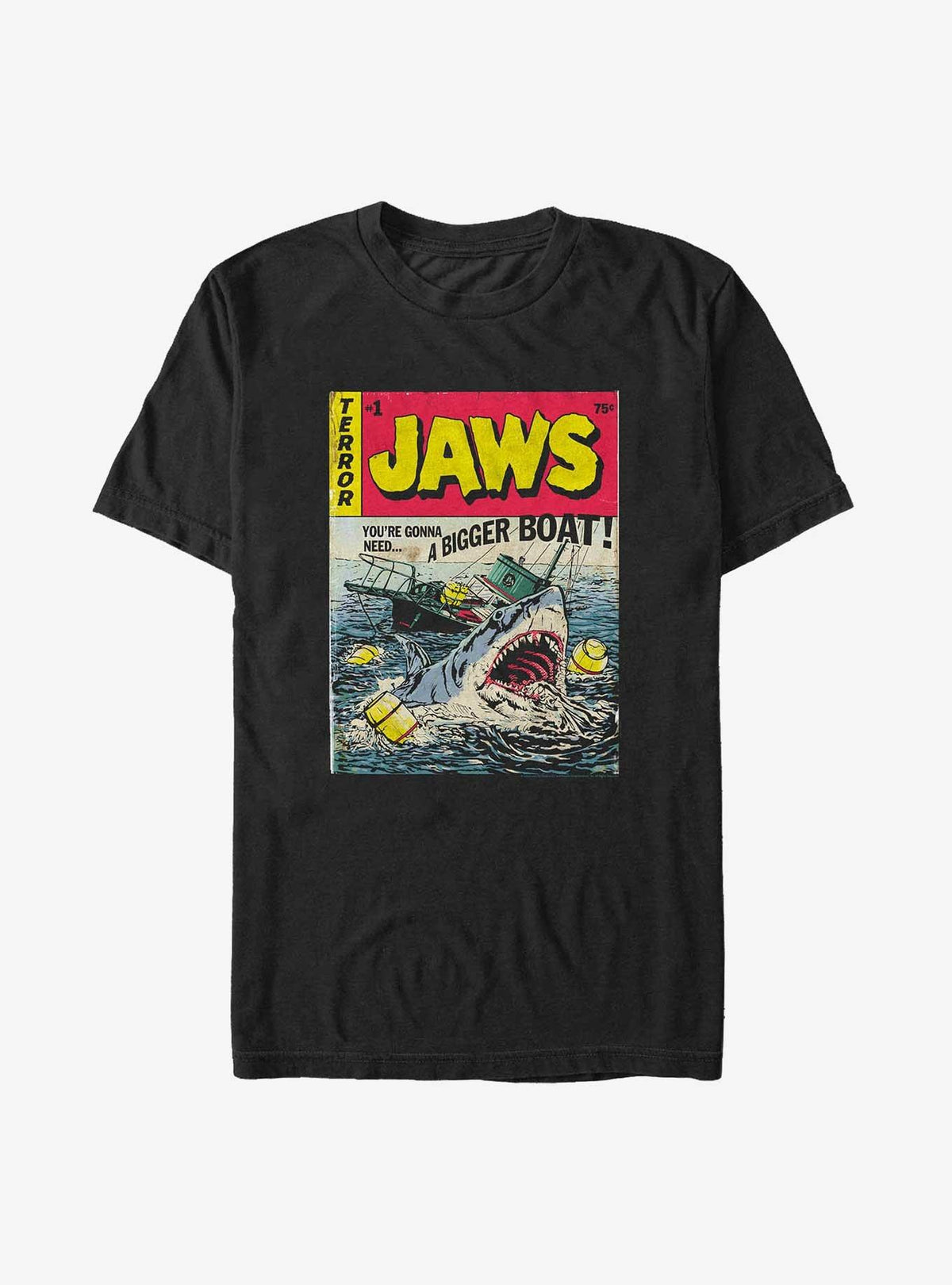 Jaws Terror Attack Comic Cover Big Tall T-Shirt