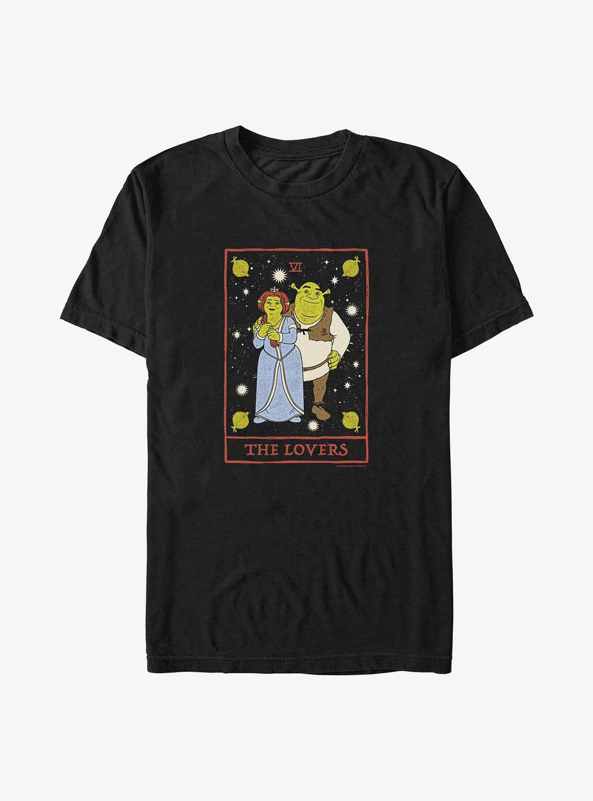 Shrek and Fiona Lovers Tarot Big Tall T-Shirt
